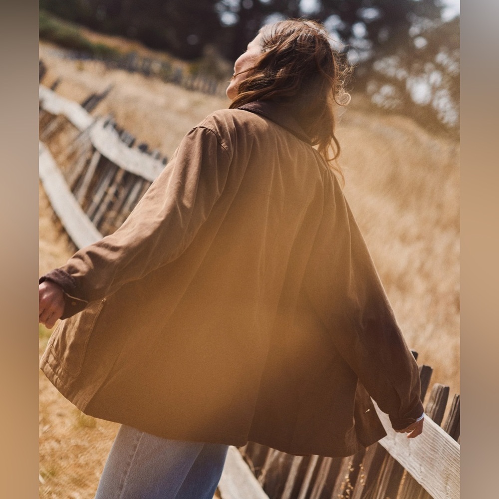 Marine Layer Riley Waxed Barn Jacket size medium sold out! - Picture 3 of 11